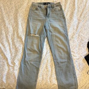 Hollister ultra high-rise stacked vintage straight jeans